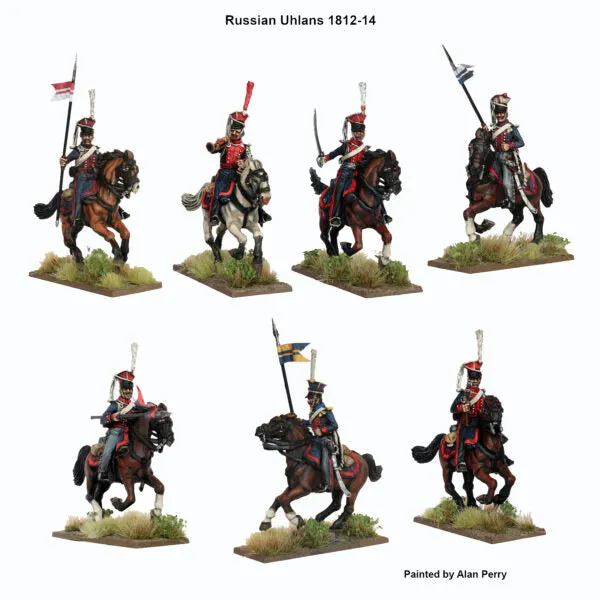Perry Miniatures Russian Napoleonic Uhlans 1812-14 cavalerie x14