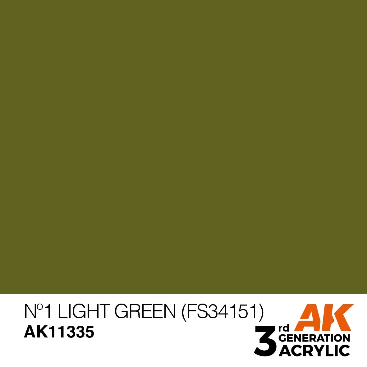 AK Interactive 3Gen Nº1 Light Green peinture 17 ml vert clair