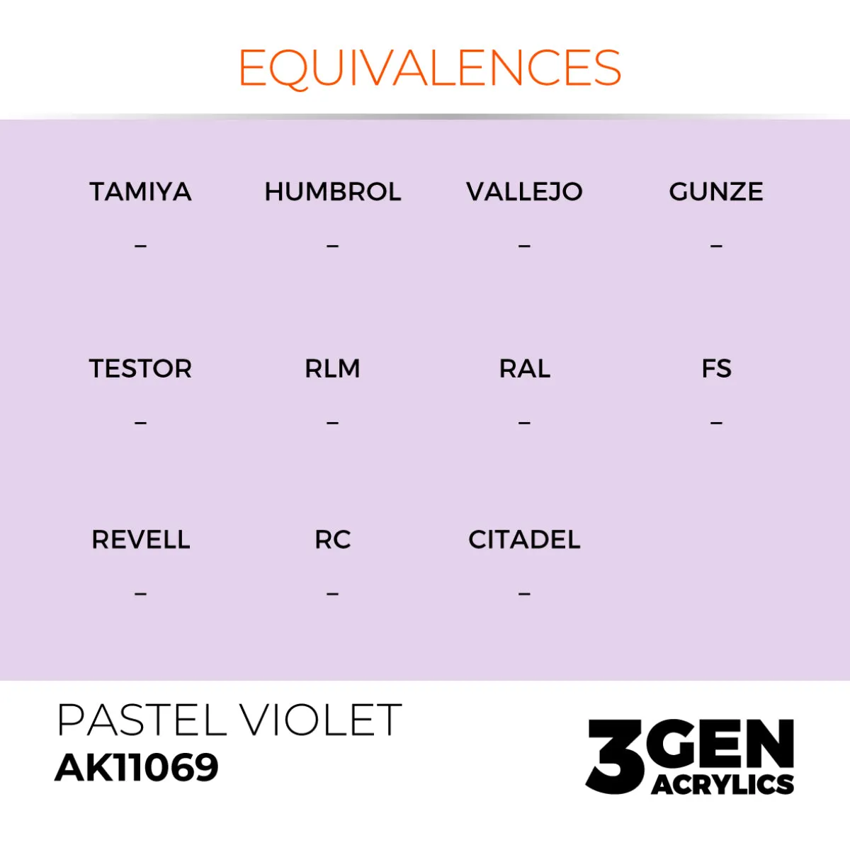 AK Interactive 3Gen Pastel Violet peinture acrylique 17 ml