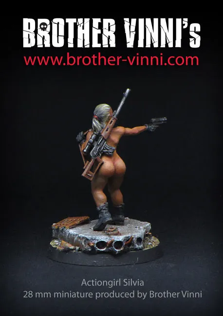 Brother Vinni Silvia ver.2 soldate figurine 28 mm résine