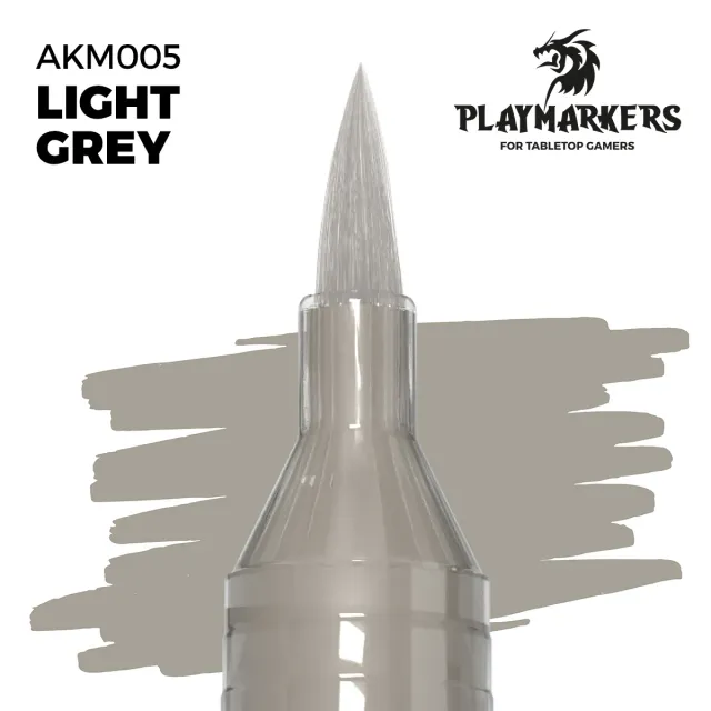 Playmarkers feutre acrylique gris clair light grey