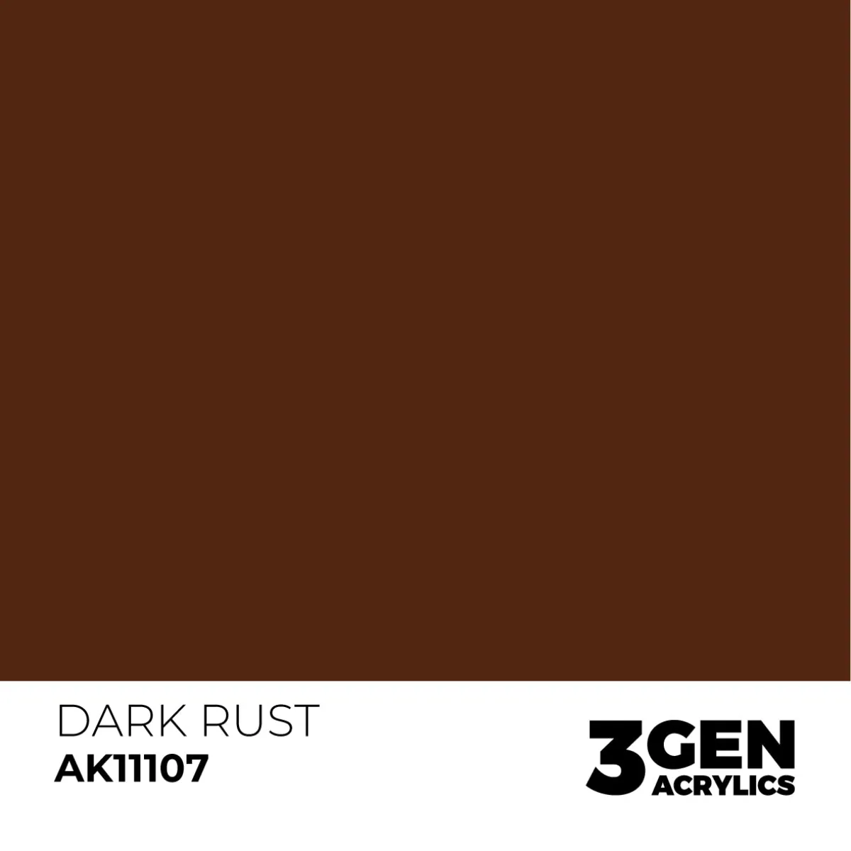 AK Interactive 3Gen Dark Rust peinture acrylique 17ml rouille