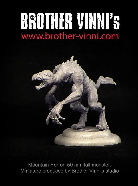 BROTHER VINNI Mountain Horror figurine 50 mm résine monstre