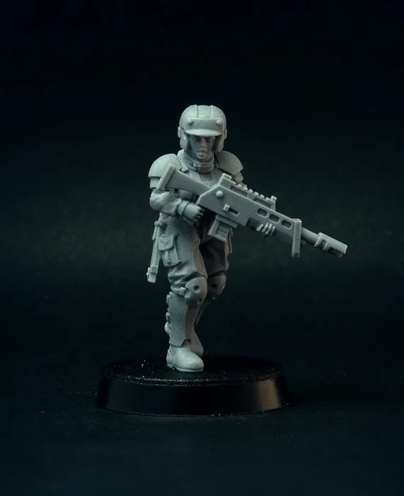 Brother Vinni Guard Girls soldats figurines résine 28mm lot de 8