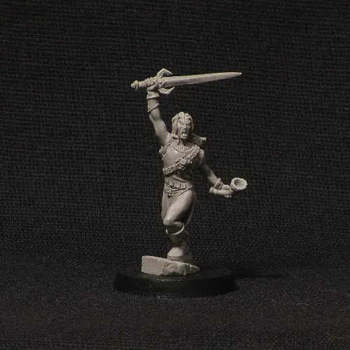 Brother Vinni High Elf figurine résine 28mm guerrier épée