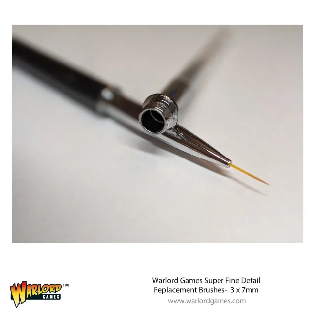Warlord Games Bolt Action pinceaux 7mm x3 rechange