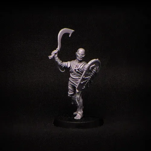 Brother Vinni Momie Marchant figurine résine 28mm