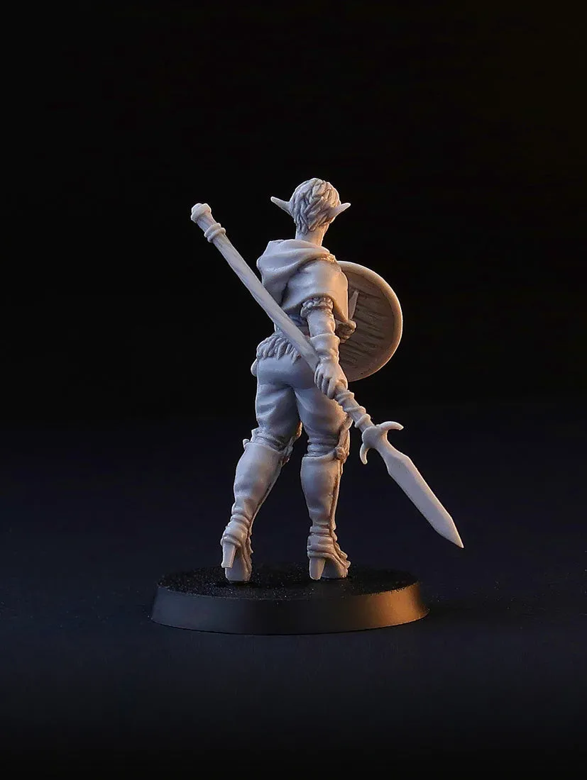 Brother Vinni Wood Elf figurine résine 28mm elfe forêt