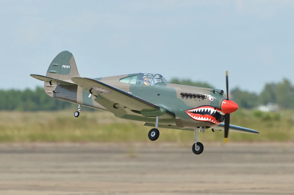 Black Horse Model BH161 P-40C Tomahawk avion RC 2276 mm