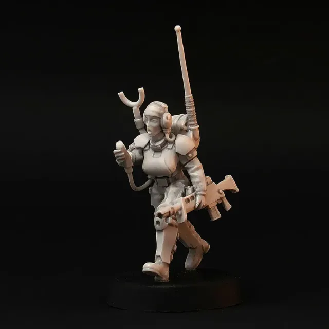 Brother Vinni Special Unit Opératrice Radio figurine 28mm