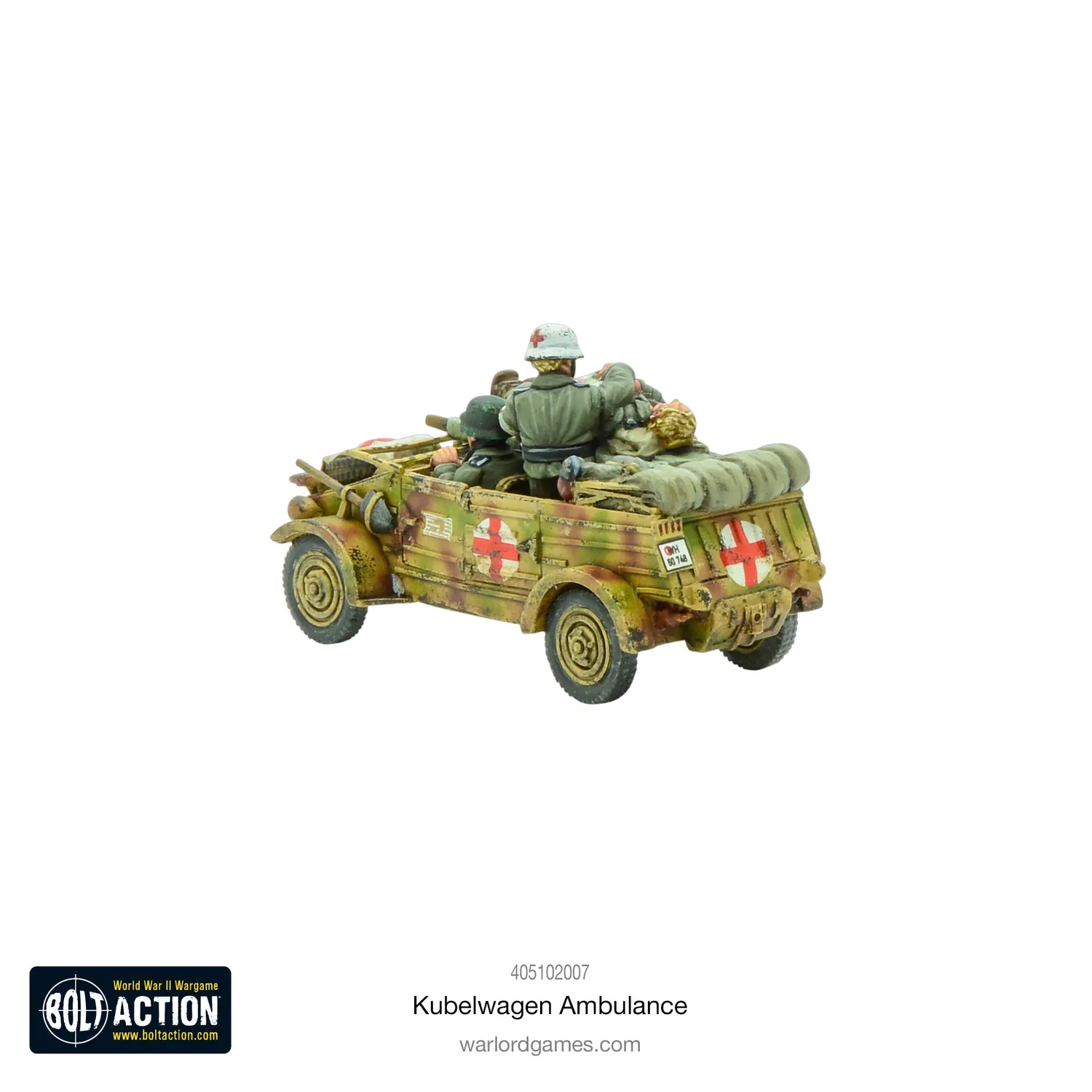 Bolt Action Kubelwagen Ambulance véhicule résine métal