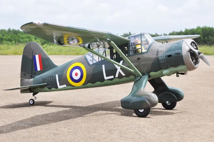 Black Horse Model BH170 Westland Lysander avion RC 2540mm ARF