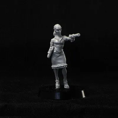 Brother Vinni Secretary employée armée figurine résine 28mm