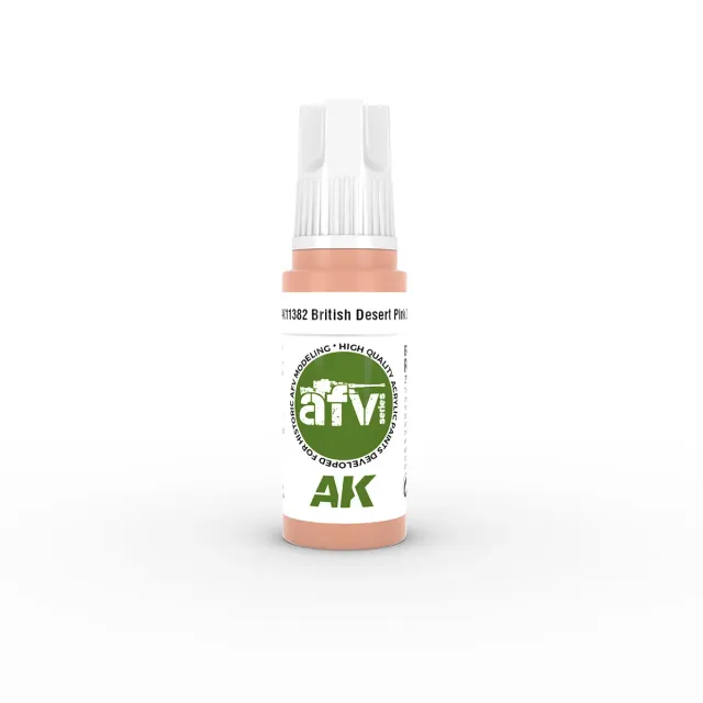 AK Interactive 3Gen British Desert Pink ZI peinture 17 ml