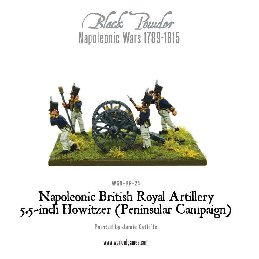 Bolt Action Black Powder Napoleonic British Royal Artillery 5.5-inch Howitzer obusier