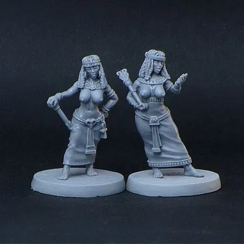 Brother Vinni Noble Egyptian Woman figurine résine 28mm lot de 2