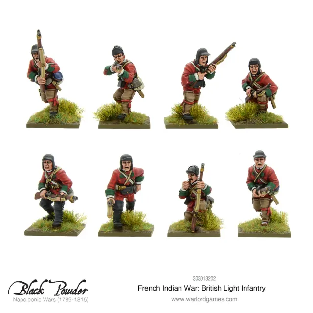 Bolt Action Black Powder British Light Infantry figurines