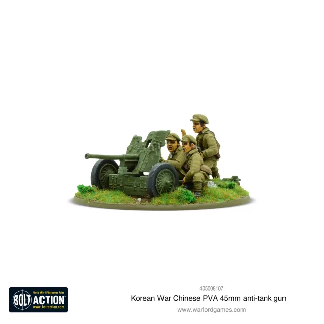 Bolt Action Korean War Chinese PVA 45mm canon métal
