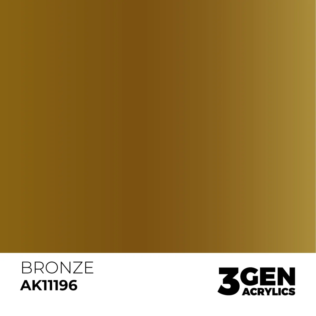 AK Interactive 3Gen Bronze peinture métallique 17ml cuivré