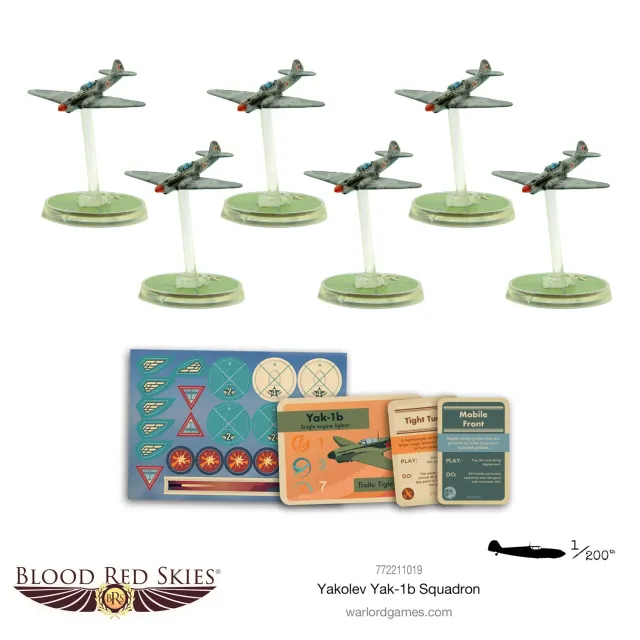 Bolt Action Blood Red Skies Yakolev Yak-1b squadron avions