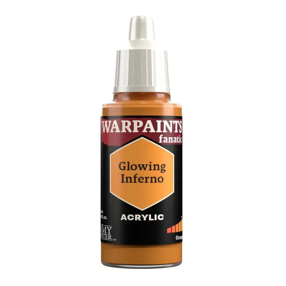 Army Painter Warpaints Fanatic Glowing Inferno peinture orange 18 ml