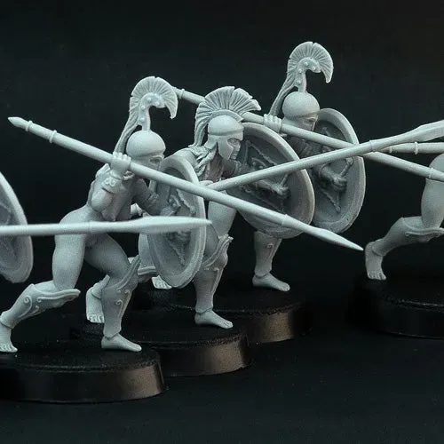 Brother Vinni Female Hoplites 1/4 figurines résine 28mm lot de 5