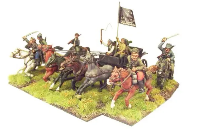 Des Tranchées Aux Barricades tatchanka figurine 28mm métal