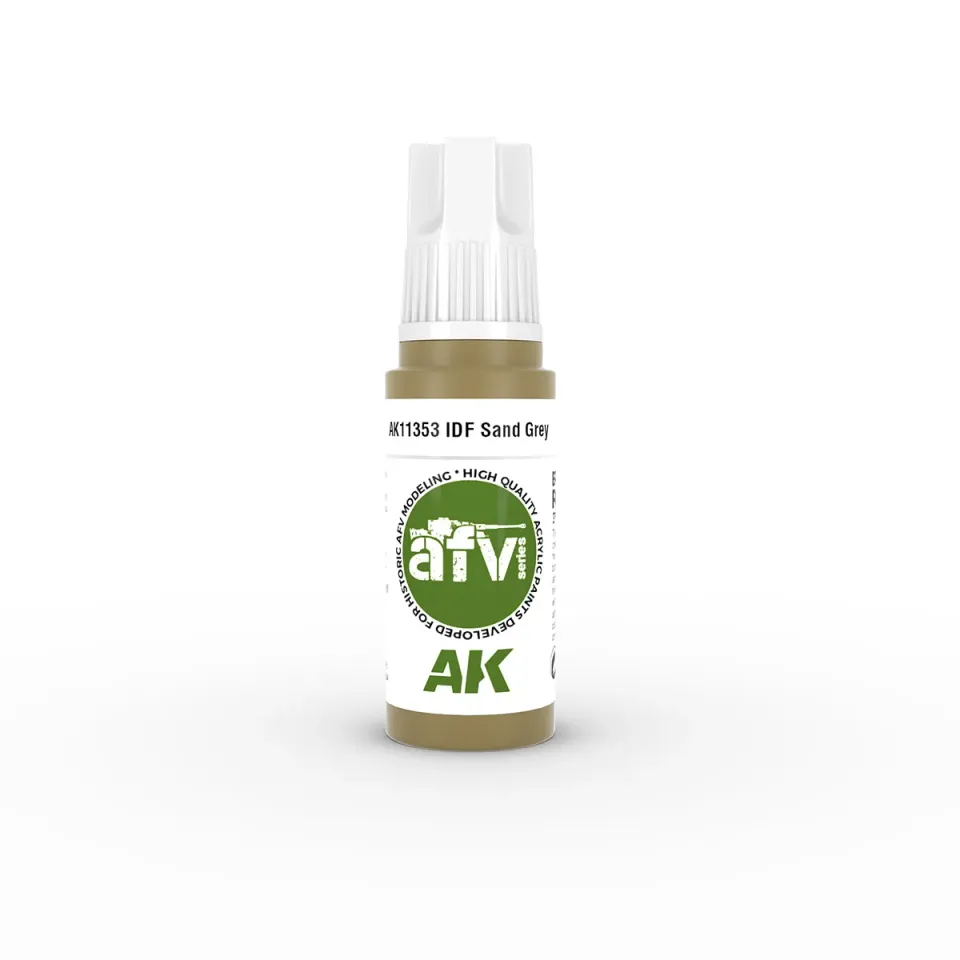 AK Interactive 3Gen IDF Sand Grey peinture 17ml gris sable