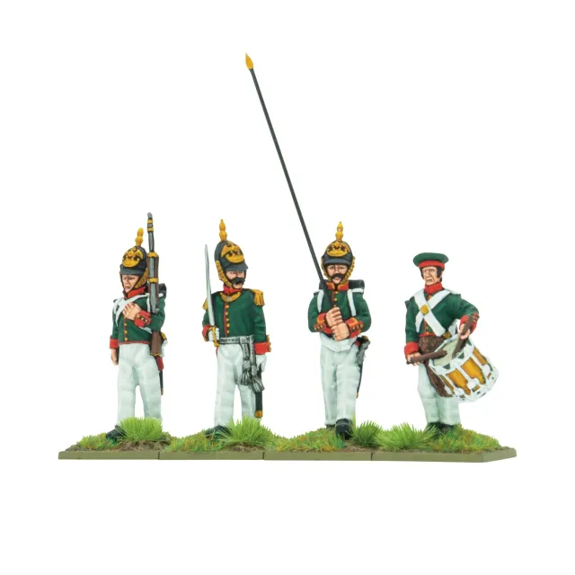 Warlord Games Black Powder infanterie russe 4 figurines métal