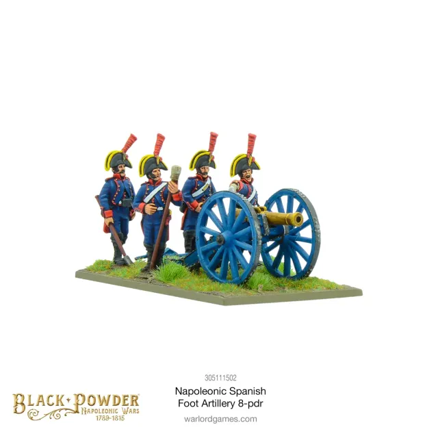 Bolt Action Black Powder Spanish 8-pdr artillerie à pied