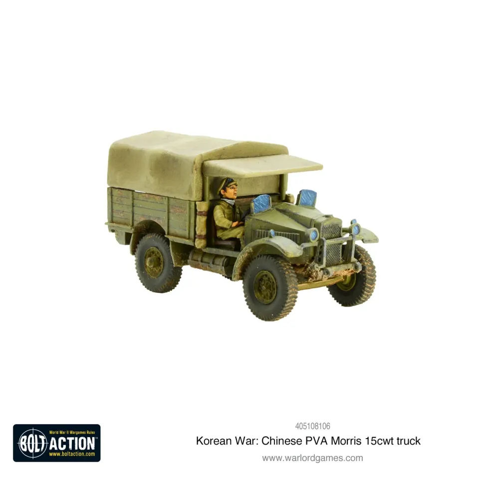 Bolt Action Korean War camion Morris 15cwt Chinese PVA résine