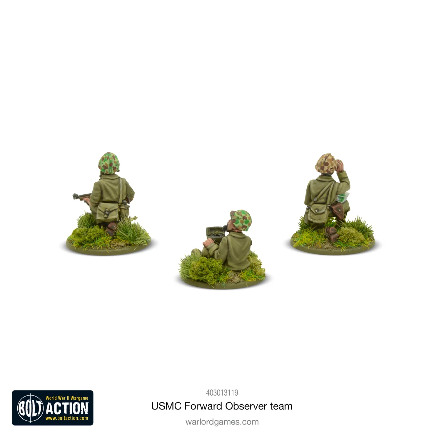 Bolt Action USMC Forward Observer team observateur métal