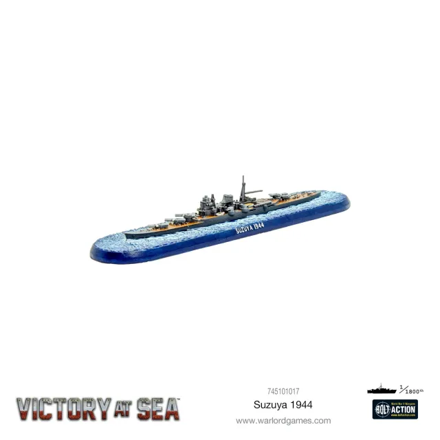 Bolt Action Victory at Sea Suzuya croiseur lourd métal résine