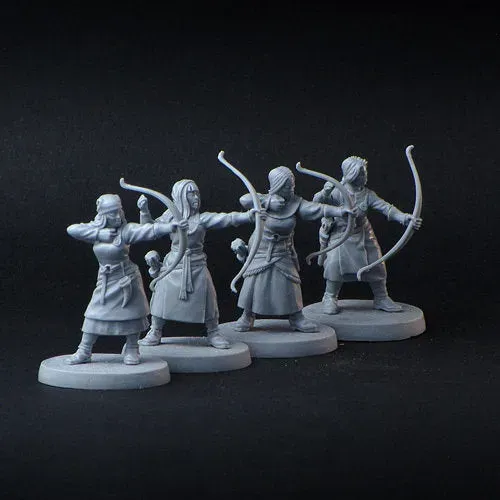 Brother Vinni SAGA Viking Archers figurines 28mm x4