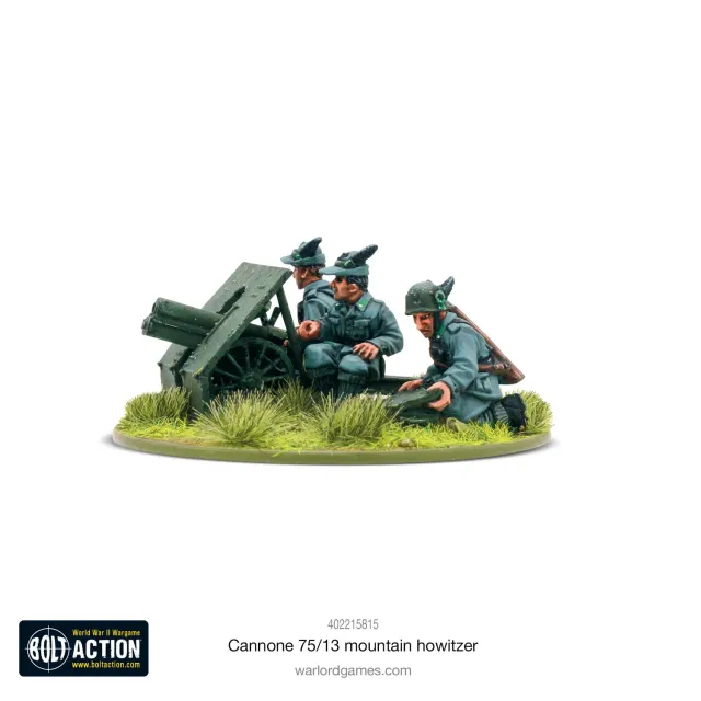 Bolt Action Italian Alpini Cannone 75/13 canon métal