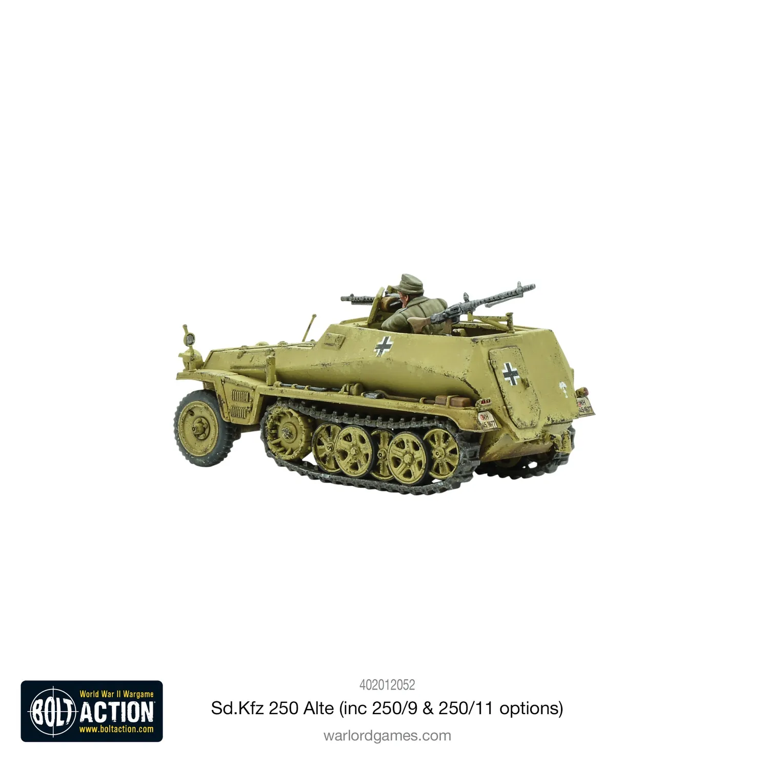 Bolt Action Sd.Kfz 250 (Alte) half-track plastique 3 variantes