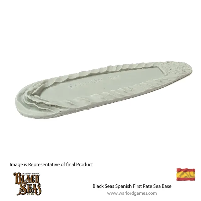 Bolt Action Black Seas socle résine First Rate espagnol