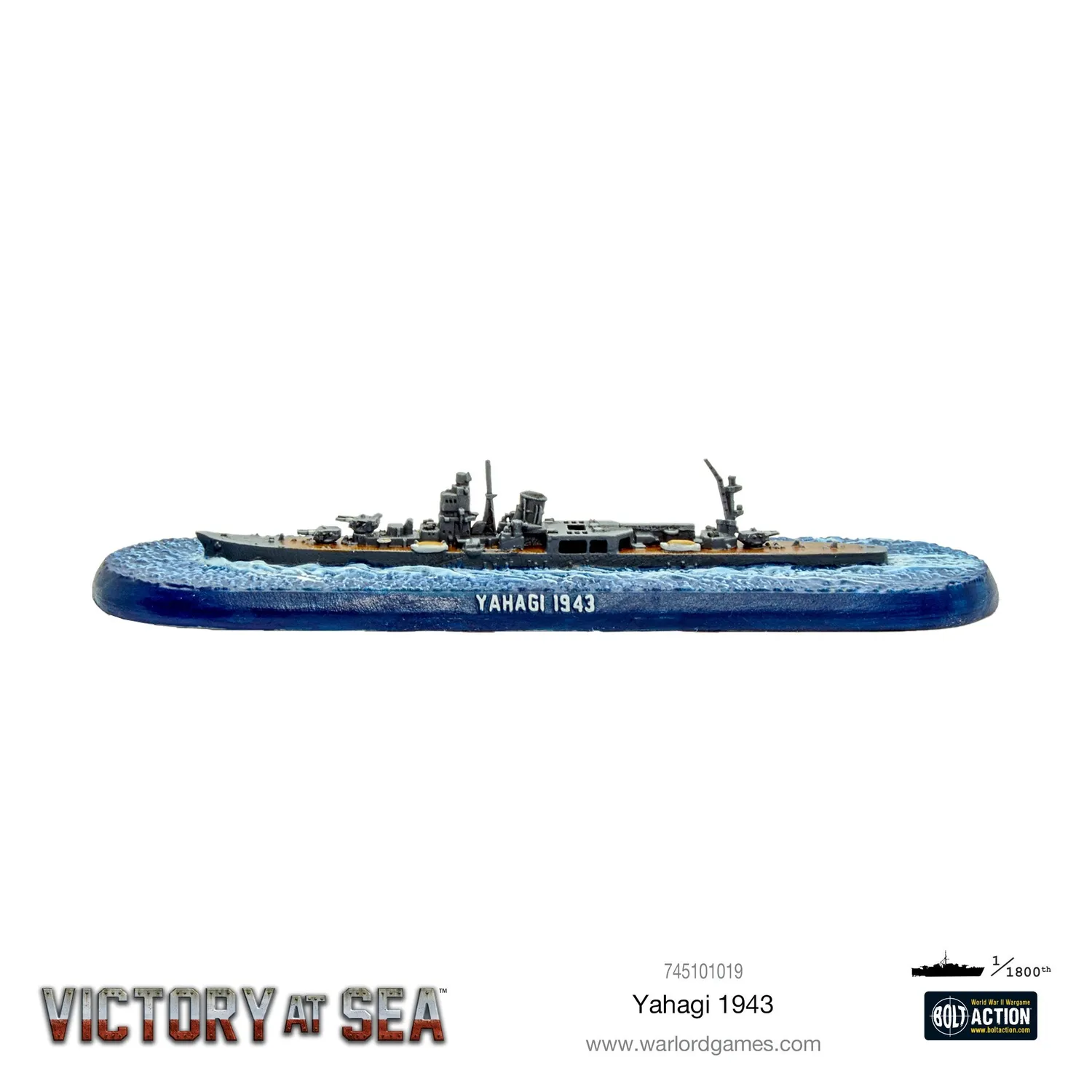Warlord Victory at Sea Yahagi croiseur résine métal