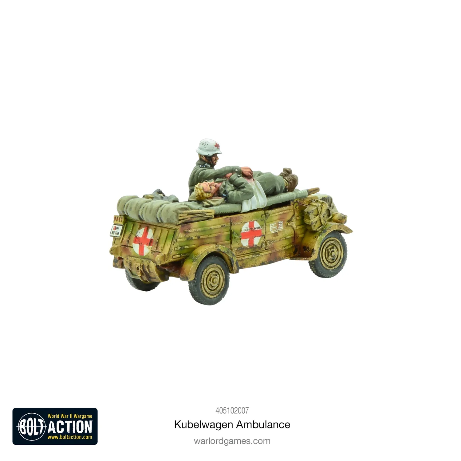 Bolt Action Kubelwagen Ambulance véhicule résine métal