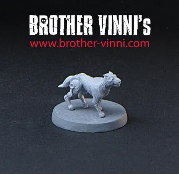 BROTHER VINNI Robot Dog miniature figurine 28 mm résine