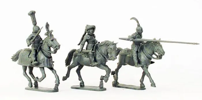 Bolt Action Wars of the Roses Mounted Men-at-Arms (1450-1500) figurines plastique 12