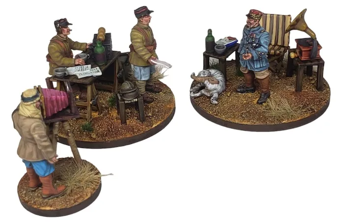Des Tranchées aux Barricades Poilus d’Orient stretch goals fichier STL 28mm