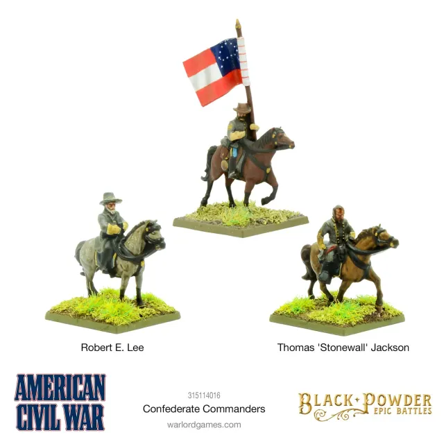 Bolt Action Epic Battles American Civil War Confederate Command métal