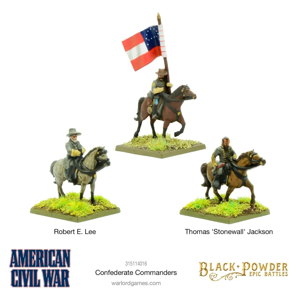 Bolt Action Epic Battles American Civil War Confederate Command métal