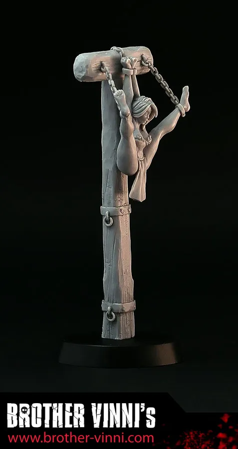 Brother Vinni esclave au pilori figurine résine 28mm