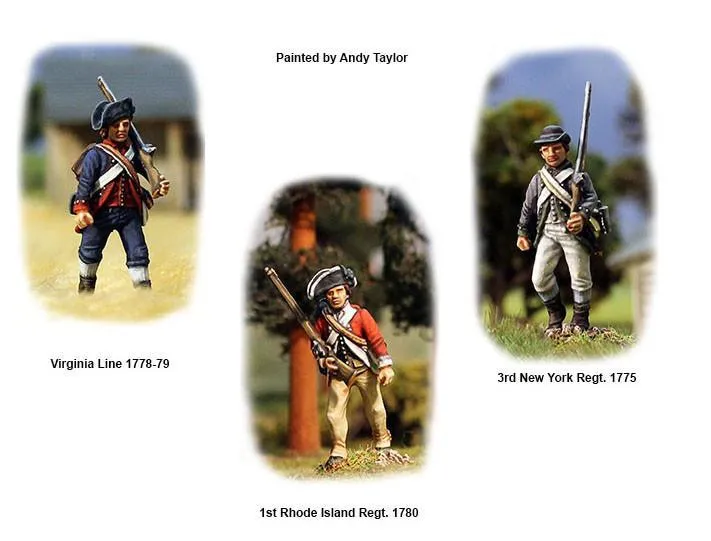 Perry Miniatures American War of Independence Continental Infantry 1776-1783 figurines plastique