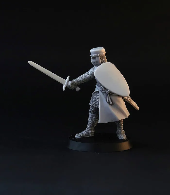 Brother Vinni XII Century Knights figurines résine 28mm x4 médiéval