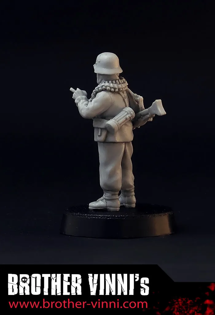 Brother Vinni soldat allemand MG42 figurine résine 28mm