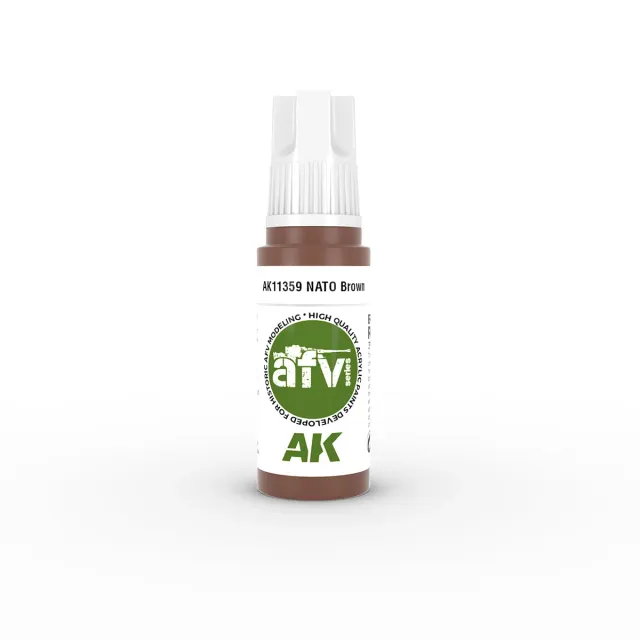 AK Interactive NATO Brown peinture acrylique 17ml mat