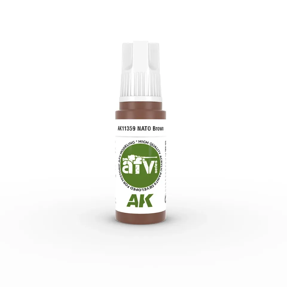 AK Interactive NATO Brown peinture acrylique 17ml mat
